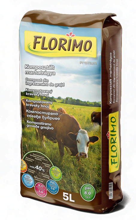 FLORIMO Komposztált marhatrágya