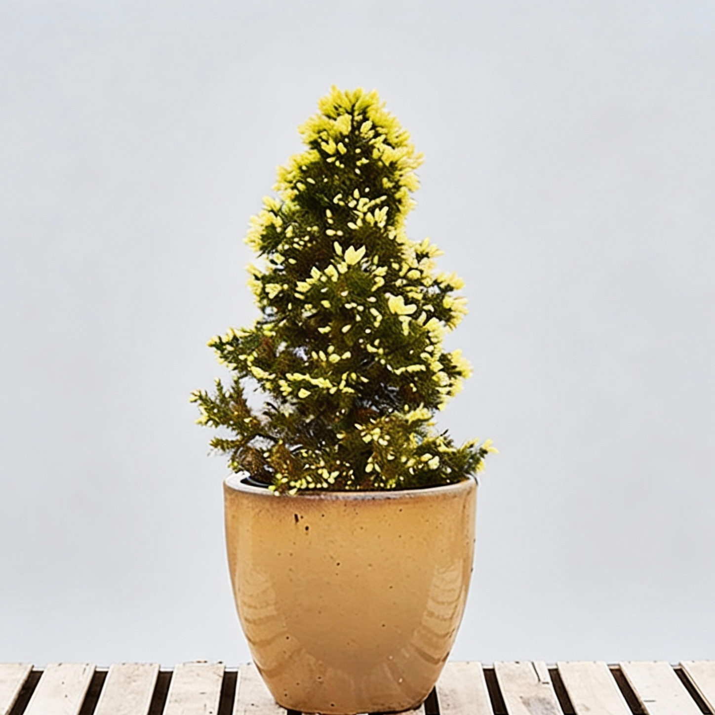 Picea glauca 'Biesenthaler Fruhling' -  Sárga hajtású cukorsüvegfenyő